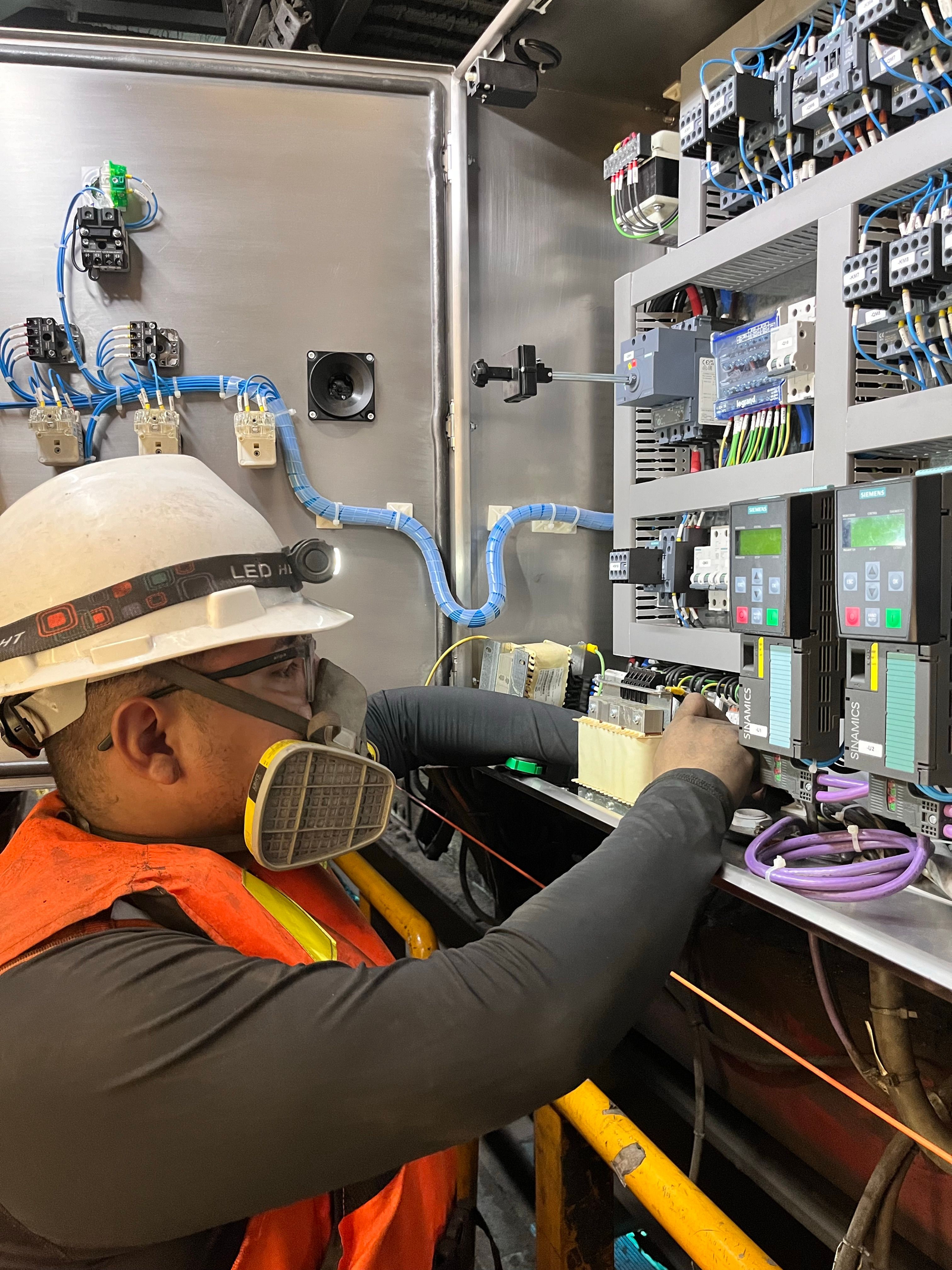 Instalación eléctrica para área de maquinados